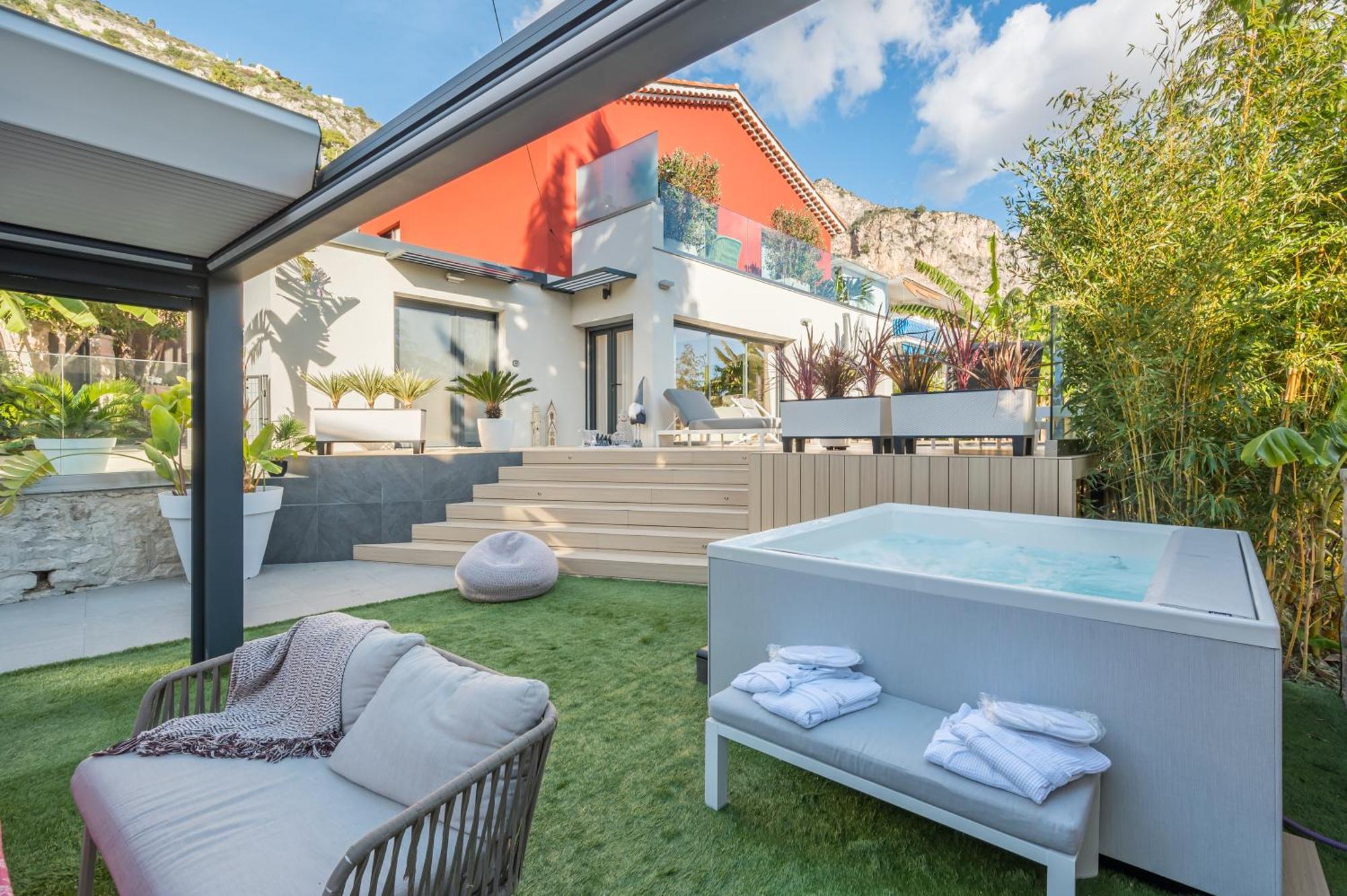Deluxe Villa Graziella 200 M From The Beach Éze Exterior photo